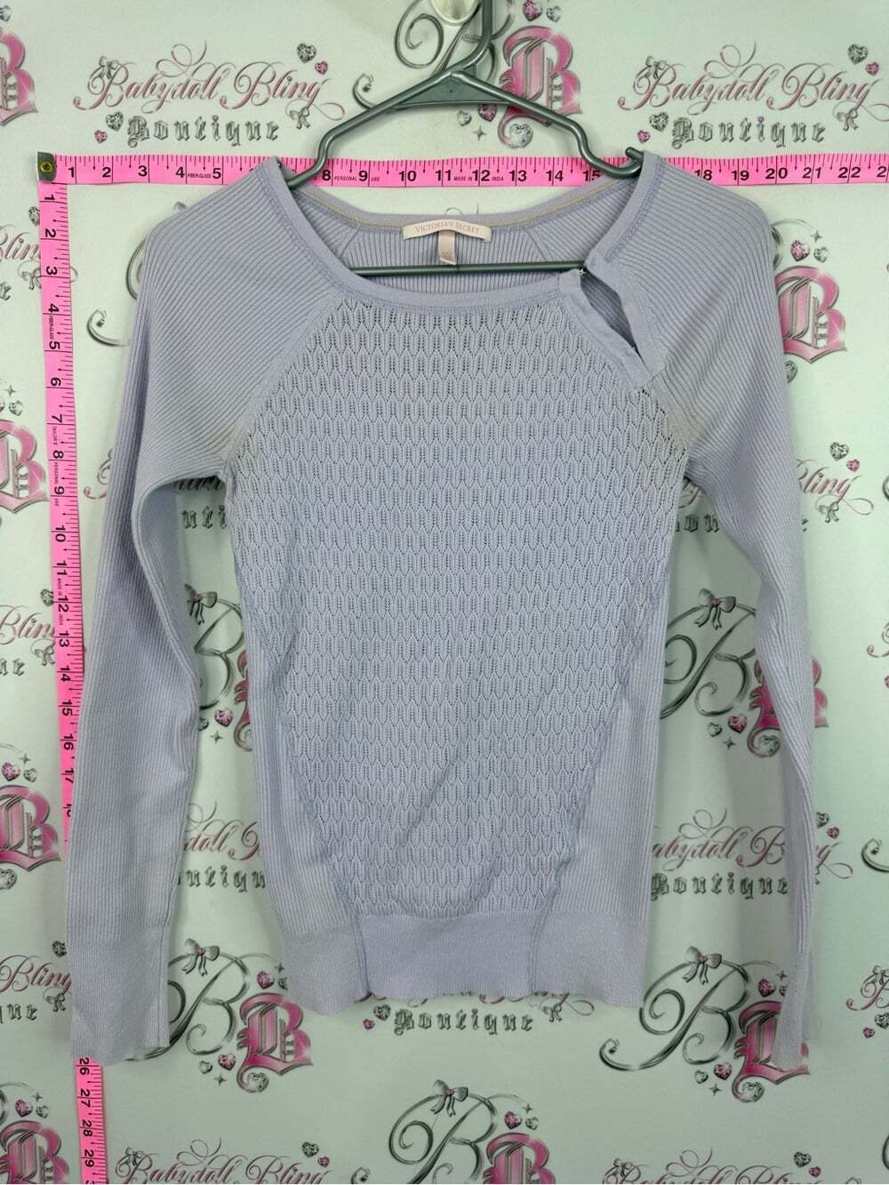 Victoria secret long sleeve Light Lavender Knit Long Sleeve Sweater